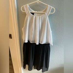 Black and white dress